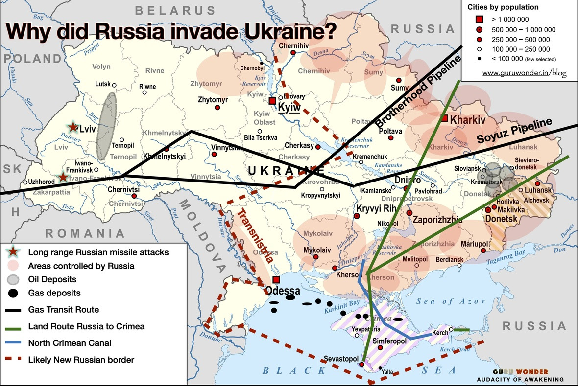 10 reasons why Russia had to invade Ukraine.