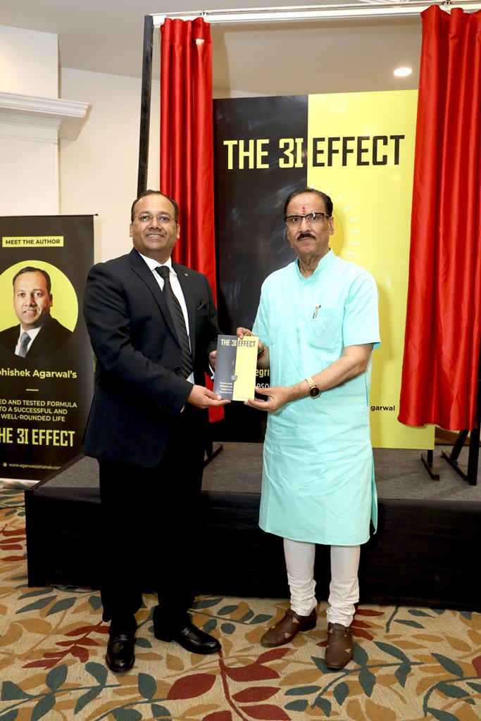 Judge India Solutions’ President, Abhishek Agarwal, launches his first book- The 3I Effect